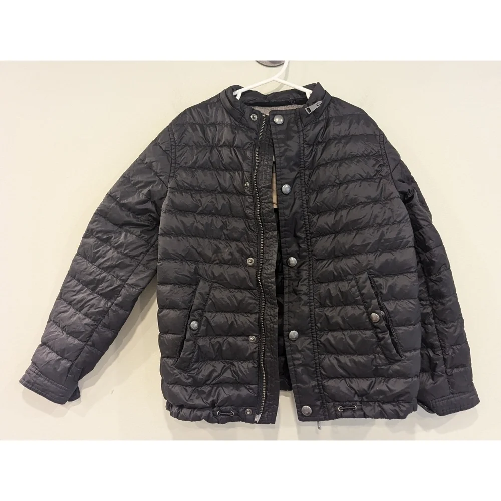 Burberry Children Black Quilted Puffy Duck Down Jacket Size 8 - Picture 15 of 15